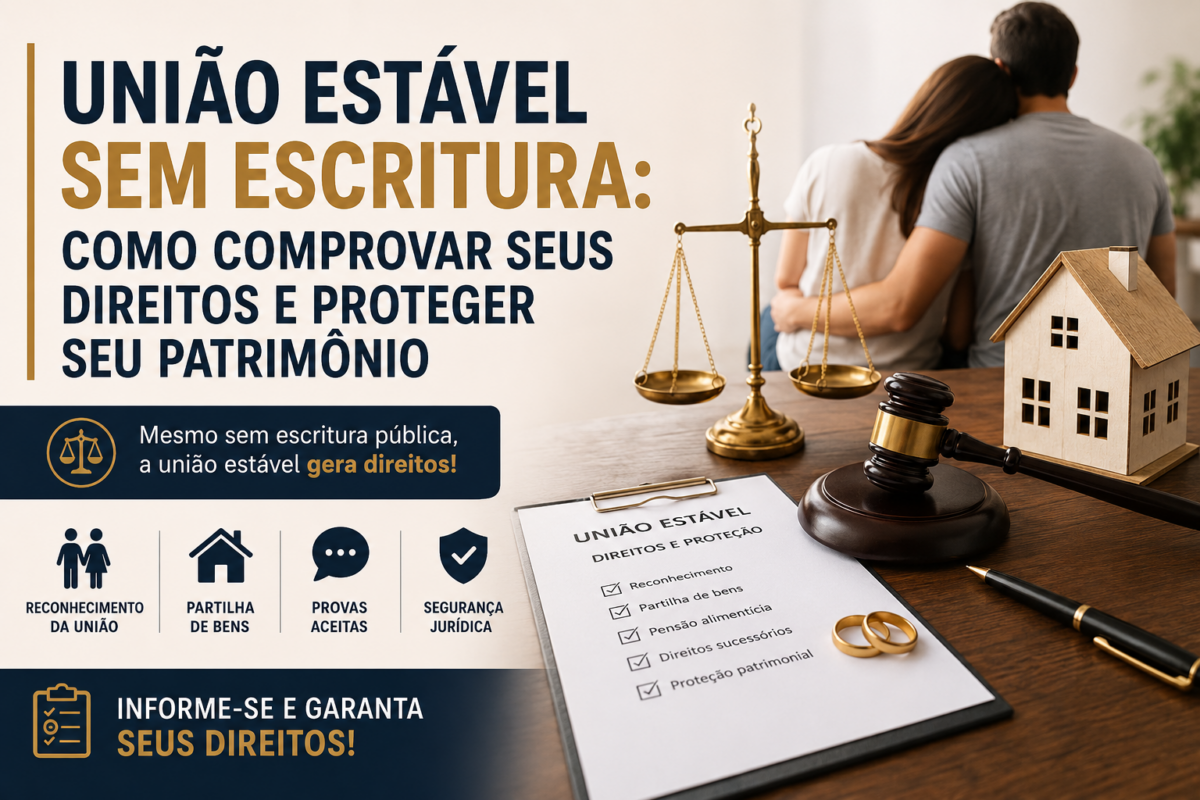 União estável sem escritura pública e direitos patrimoniais na separação com partilha de bens